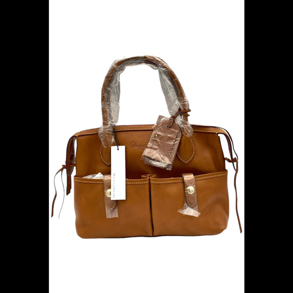 Dooney & Bourke Florentine Small East/West Satchel Natural